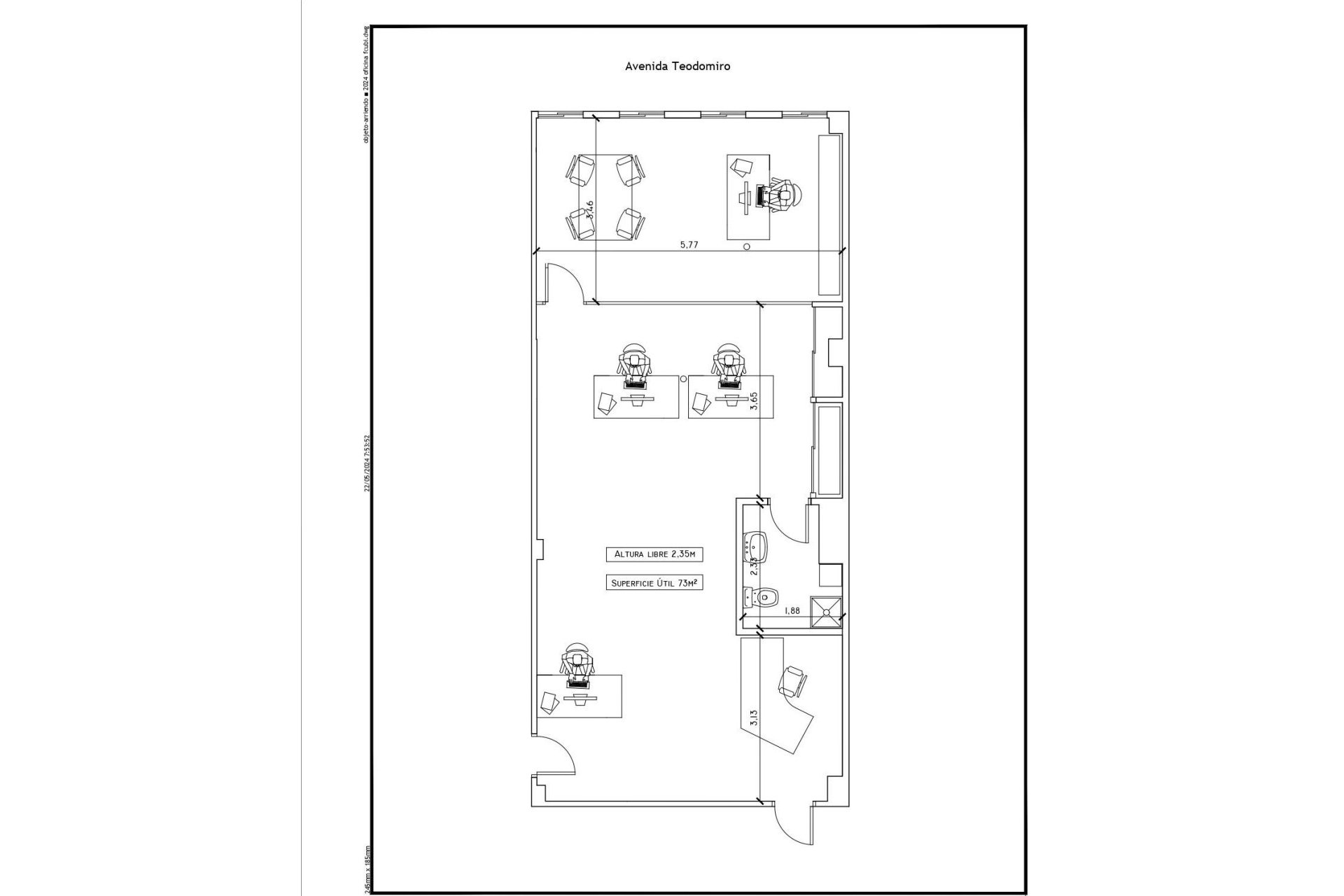 Location à long terme - Oficina - Orihuela - Los Andenes