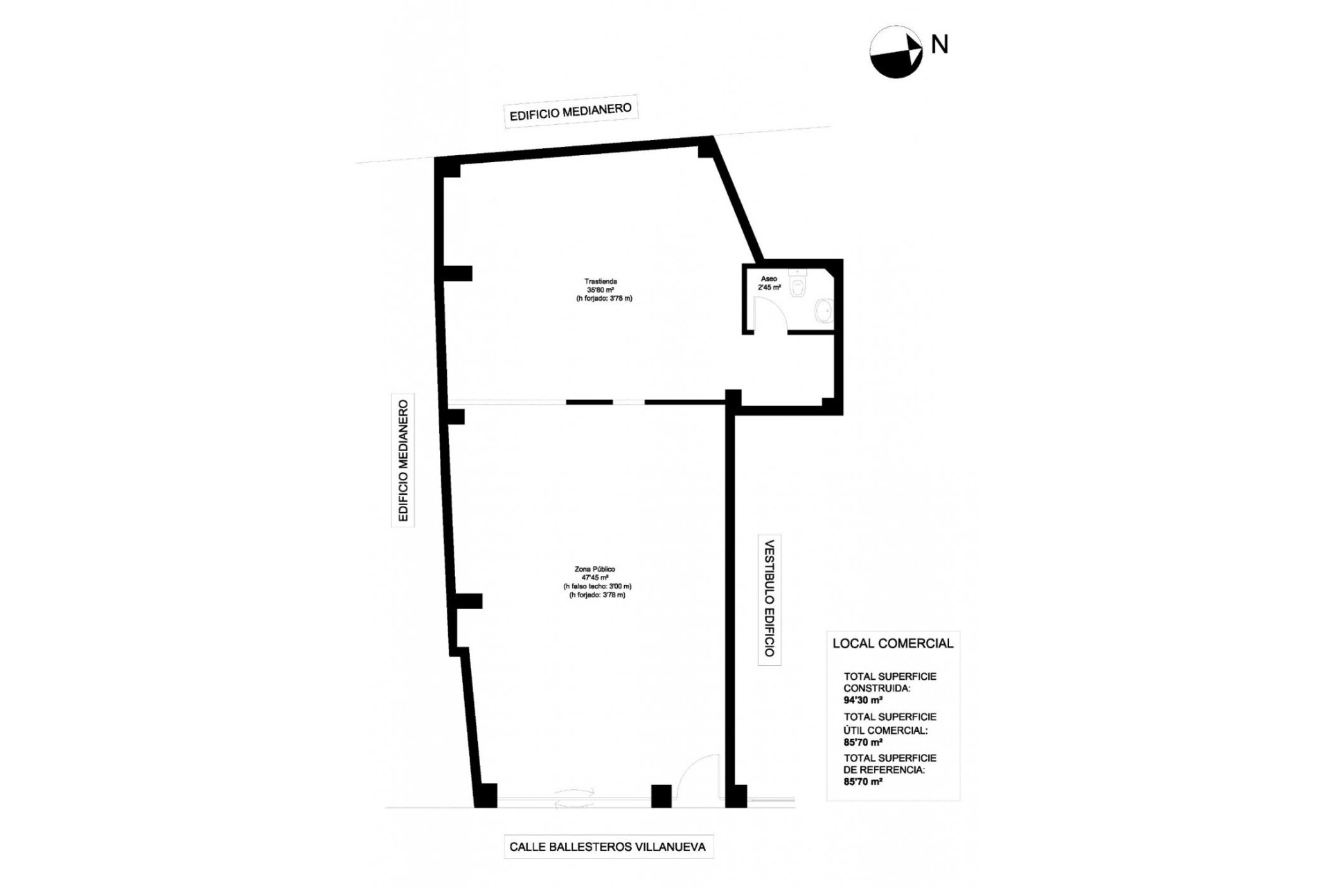 Resale - Local comercial - Orihuela - Zona Centro