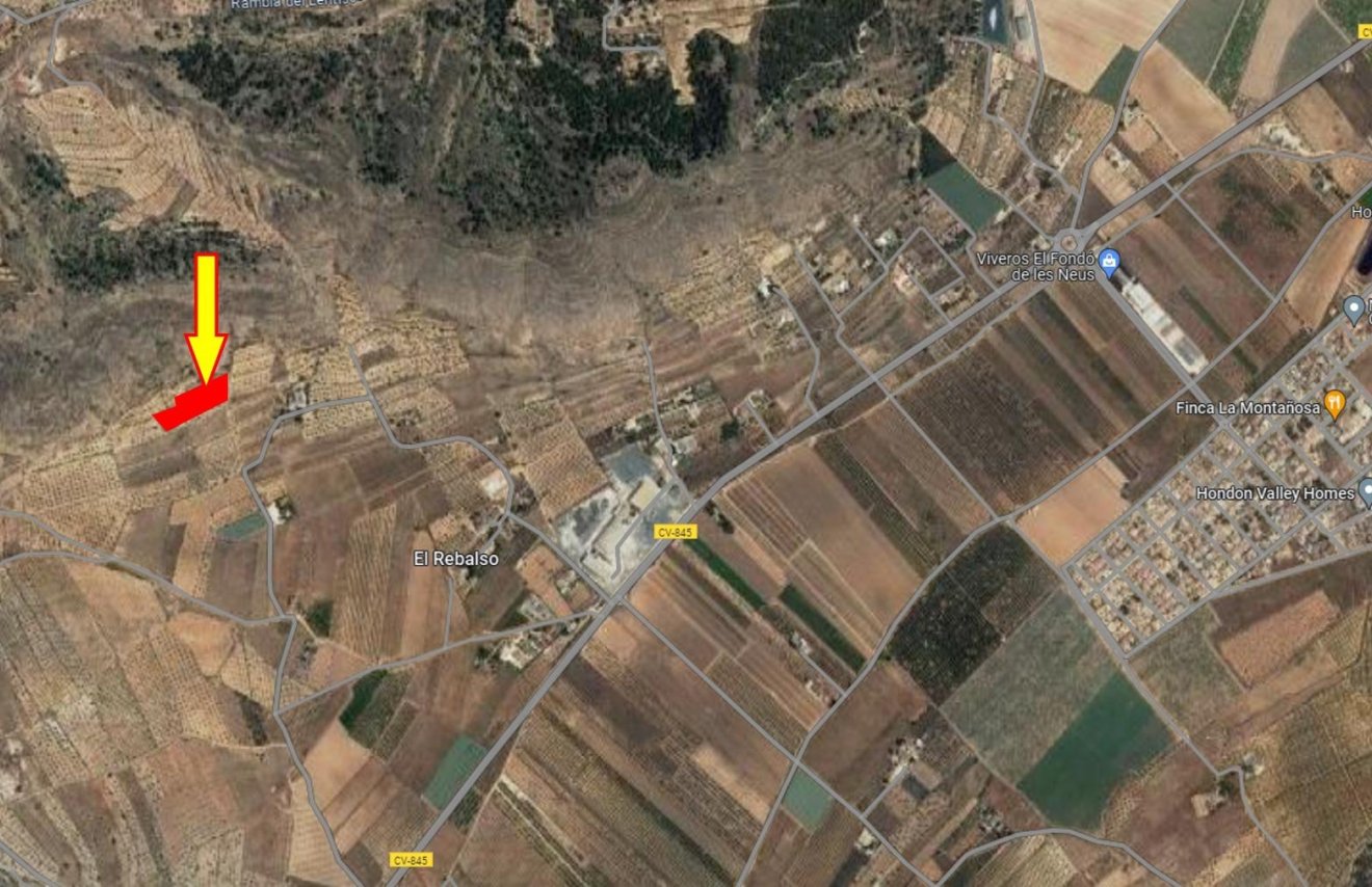 Revente - Terreno rural - Hondón de las Nieves - REBALSO
