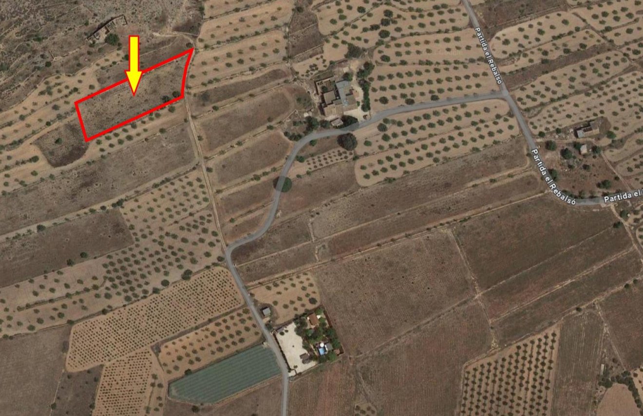 Revente - Terreno rural - Hondón de las Nieves - REBALSO