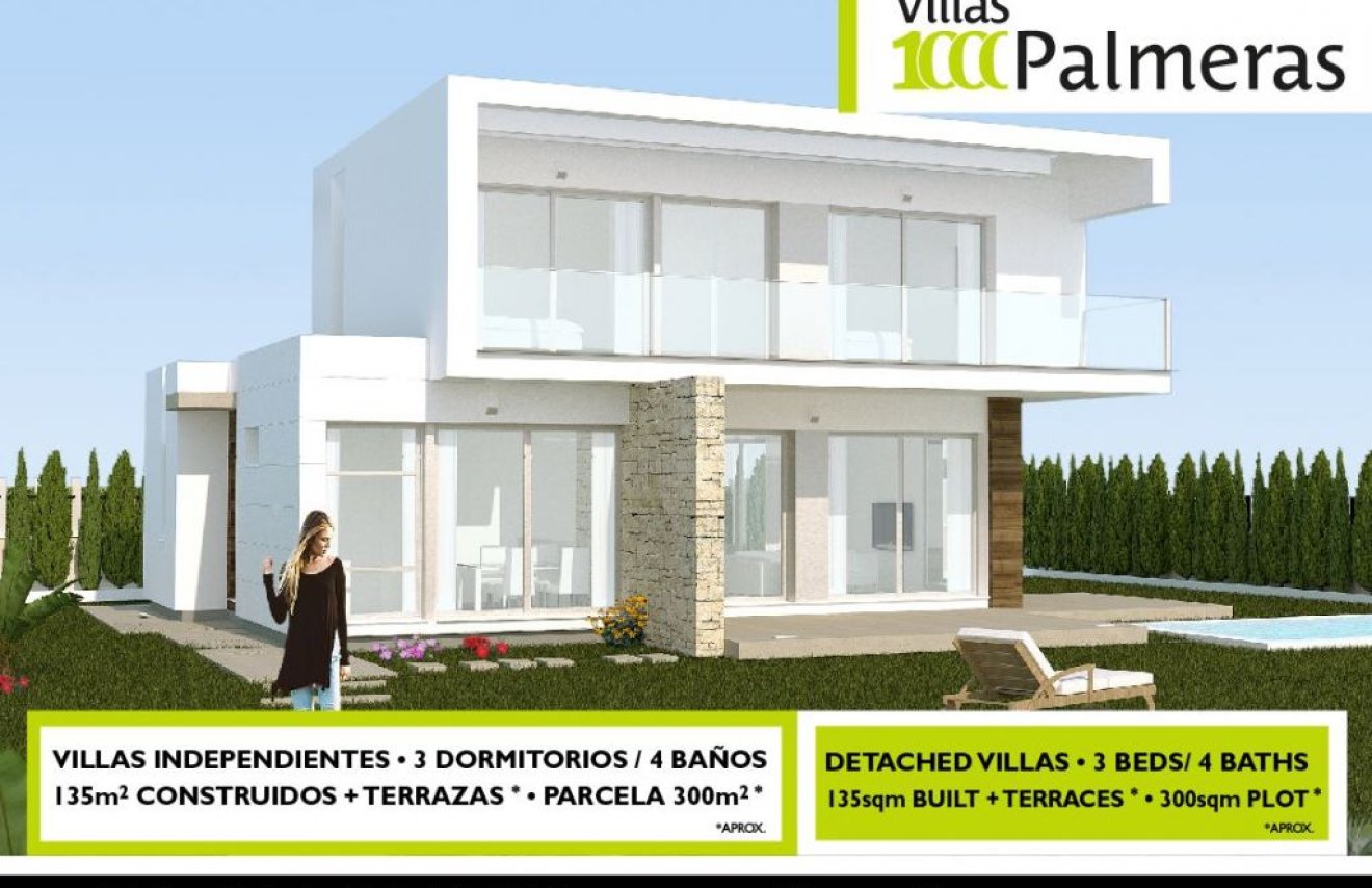 Obra nueva - Villa de Lujo - Pilar de la Horadada - Mil Palmeras